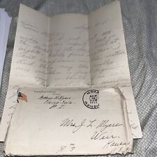 Antique 1911 Correspondence Letter Home to Kansas From Iloilo Philippines Crops picture
