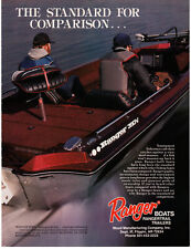 Ranger Boats Fishing 1988 Vintage Print Ad Original Man Cave Garage Decor picture