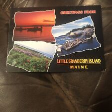 POSTCARD: Greetings From Little Cranberry Island Maine picture