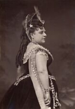 French Opera Soprano Pauline Lauters antique 1880s photoglypty photograph picture