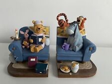 Very Rare The Disney Store Winnie The Pooh & Friends On The Sofa Bookends picture