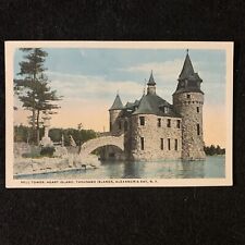 Bell Tower Heart Island Alexandria Bay Thousand Islands NY UNP WB Postcard FS picture