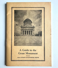 A Guide to Grant Monument Souvenir Booklet Civil War General New York circa 1939 picture