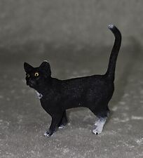 2014 Schleich Standing Tuxedo Black & White Cat Figure Farm World Model 13770 picture