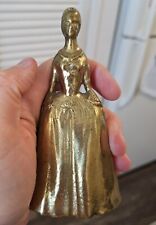 1960 Virginia Metalcrafters Brass Colonial Williamsburg Lady Bell 5