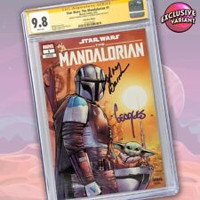 Star Wars: The Mandalorian #1 Marvel Comics CGC SS 9.8 NM/Mint Signed Barnes +1 picture