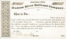William H. Vanderbilt - Hudson River Railroad - Stock Certificate (Uncanceled) - picture