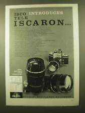 1958 Isco Tele Iscaron Lens Ad picture