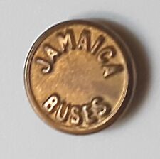 Bb 1933 die JAMAICA BUS LINES UNIFORM BUTTON small gilt NY State picture