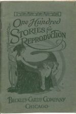 1916 One Hundred Stories For Reproduction Kate Walker Grove Softcover Booklet picture