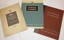 VINTAGE 1943-44-45 BARNSDALL OIL WWII ANNUAL REPORTS $1.19/BARREL PRODUCTION picture