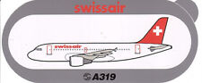 Official Airbus Industrie Swissair Airbus A319 in Old Color Sticker picture