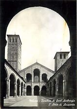 Milano Itay Basilica di Sant Ambrogio L Atrio di Ansperio Postcard RPPC picture