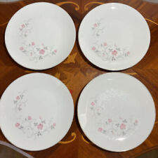 *4 pieces* Old Noritake Nippon Pottery Company 21cm Plate Floral Rose JAPAN picture