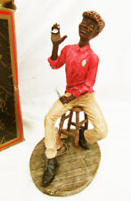 Duncan Royale Spoonsman Ebony Series 1990 in box figurine 7 3/4