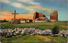 Postcard Pecos Mission Ruins on the Santa Fe Trail New Mexico N M [bu] picture