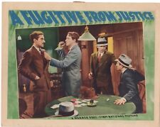 ROGER PRYOR EDDIE FOY JR A FUGITIVE FROM JUSTICE ORIG 11X14 LOBBY CARD  LC2320 picture