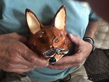 1940's English Babbacombe Pottery Fox Head String Holder Philip Laureston picture