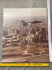 1970s McDonnell Douglas Aircraft US MARINES F-18 HORNET JET St. Louis ARCH PHOTO picture