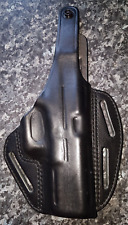 RADAR 1957 BLACK LEATHER LOW PROFILE HOLSTER, EXC COND. picture