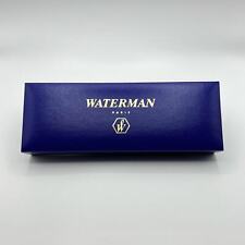 Vintage 90's Waterman Paris Phileas Fountain Pen Medium Nib Blue Marble picture