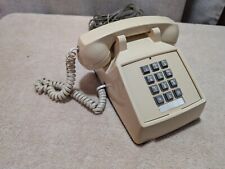 Vtg ITT 2500 Series Beige Push Button Touch Tone Telephone - Working picture