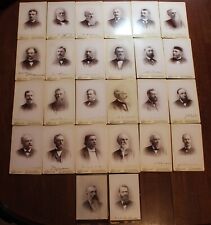 1885-86 New Hampshire State Senators 26 Cabinet Cards - 24 signed, W.G.C Kimball picture