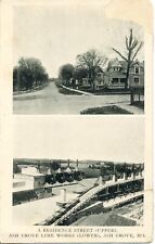 Residence Street; Lime Works, Ash Grove, Mo. Missouri Postcard. Near Springfield picture