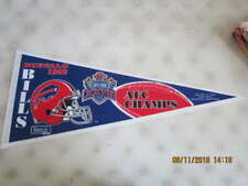 1992 Buffalo Bills AFC Champions Superbowl XXVII pennant 29.5