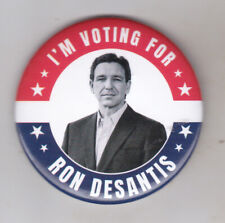 Rare Ron DeSantis 2024 Debate Party Campaign Political Button picture