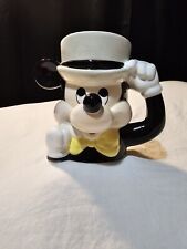 Vintage Disney Mickey Mouse Top Hat Ceramic Coffee Tea Mug Cup 80s picture
