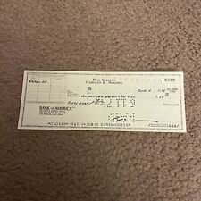 Rod Serling THE TWILIGHT ZONE Signed Cancelled Check Electric & Gas Co NY picture