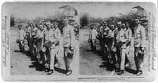 Spanish prisoners freed by the Americans on the capture of Imus - L - Old Photo picture