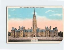 Postcard Main Parliament Buildings Ottawa Canada picture