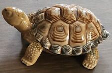 Vintage Wade Porcelain Turtle— Made in England- Decorative Trinket Box picture