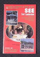 1980 Issue Of SEE Magazine For Fort Lauderdale. Tour Guide. picture