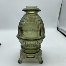 Viking Smoked Glass Pot Belly Stove Glimmer Fairy Lamp picture