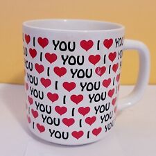I Heart You Wallace Berrie Collectors Series 7766 Coffee Cup Mug  picture
