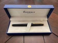 Waterman Ballpoint Pen in Black with Gold Trim Black Ink picture