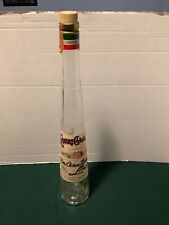 Vintage LIQUORE GALLIANO Italy GLASS BOTTLE empty Liquor 23/32 Quart 17