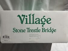 Dept 56® VILLAGE ACCESSORIES Village Stone Trestle Bridge -BRAND NEW picture