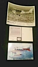 vtg 1962 Cessna Anniversary Fleet Salesman postcard, advertising, photo  picture