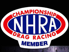 NHRA National Hot Rod Association Member - Original Vintage Racing Decal/Sticker picture