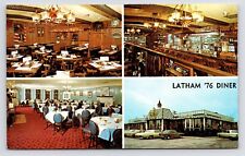 1970s~Latham New York NY~76 Diner Restaurant~Multi View~Dining Room~VTG Postcard picture