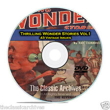Thrilling Wonder Stories, Vol 1, 43 Vintage Pulp Magazine, Fiction DVD CD C59 picture