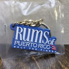 Rums of Puerto Rico Only The Finest Keychain Key Ring Ornament Rum Lover Gift picture