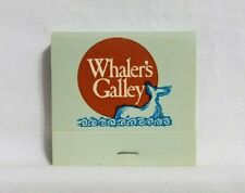 Vintage Whaler's Galley Rusty Harpoon Matchbook Syracuse NY Advertising Full picture