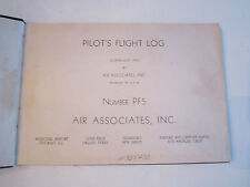 1945 PILOT'S FLIGHT LOG BOOKLET - NUMBER PF5 - AVIATION  -  BB-3B picture