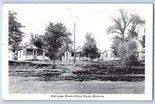 Pelican Rapids Minnesota MN Postcard Oak Lodge Resort Exterior View 1940 Antique picture