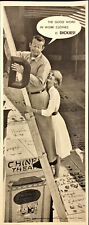 1961 Dickies The Good Word in Work Clothes Vintage Print Ad Couple on Ladder picture